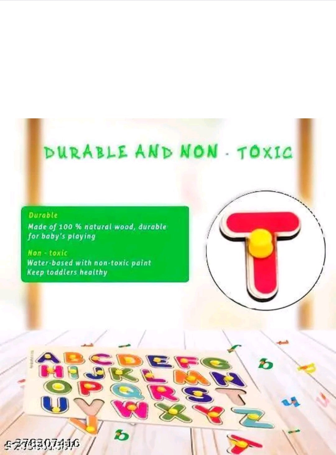 Woodzle Alphabet Board Puzzle Toy Type: Learning & Educational